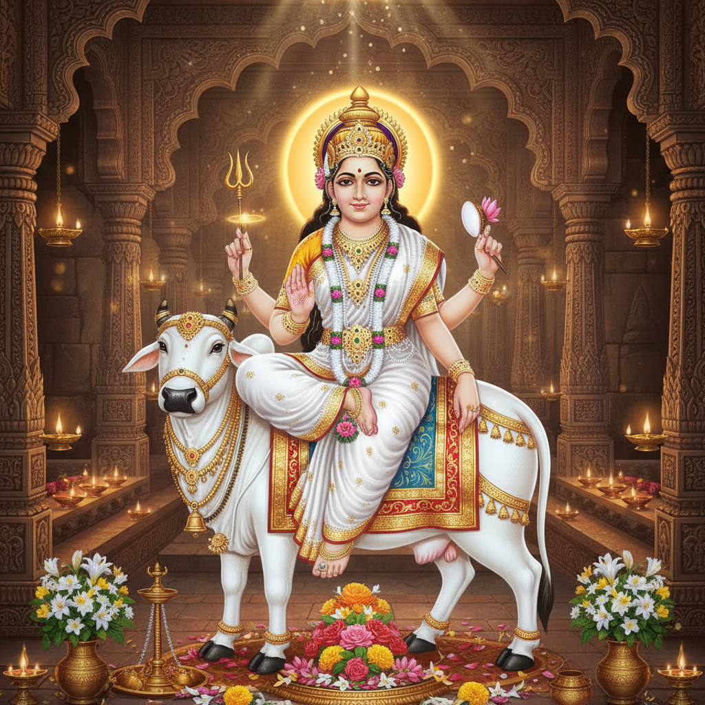 Navratri-Eighth- Day-Maa-Mahagauri-image