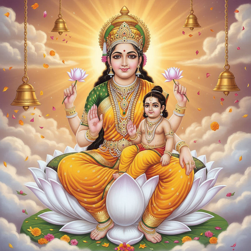 Navratri-Fifth- Day-Maa-Skandmata-image | Festivalhindu.com