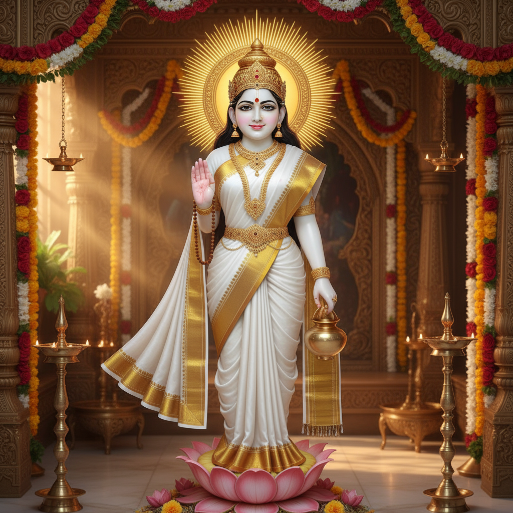 Navratri-Second-day-Maa Brahmacharini-image | Festivalhindu.com