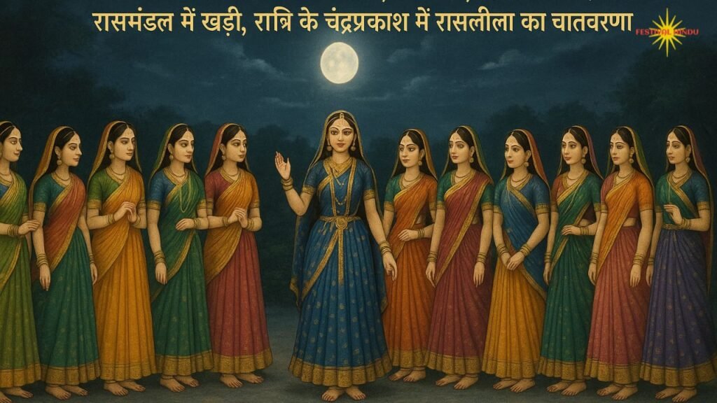 राधारानी अपने आठ सखियों – ललिता, विशाखा.....| Festivalhindu.com