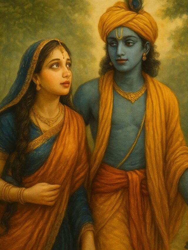 जानिए वो रहस्यमयी कथा जो पृथ्वी पर श्री राधा-कृष्ण के वियोग का कारण बनी।