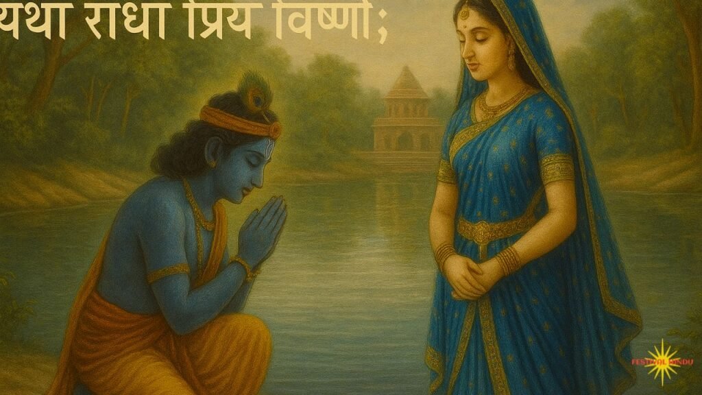 पद्म पुराण का श्लोक ‘यथा राधा प्रिया विष्णोः | Festivalhindu.com पद्म पुराण का श्लोक ‘यथा राधा प्रिया विष्णोः | Festivalhindu.com