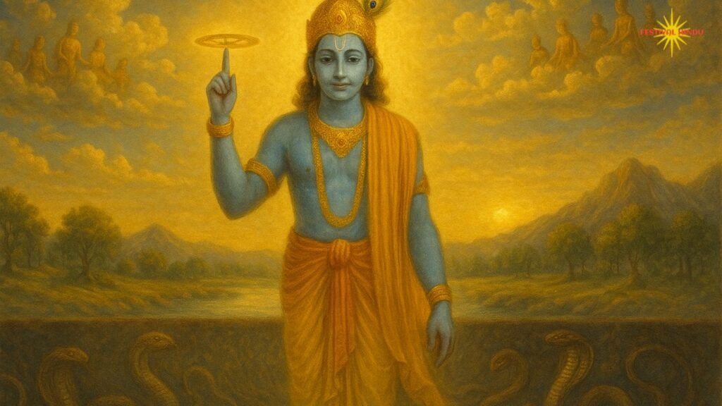 भगवान श्रीकृष्ण त्रिलोक में स्थित | Festivalhindu.com भगवान श्रीकृष्ण त्रिलोक में स्थित | Festivalhindu.com