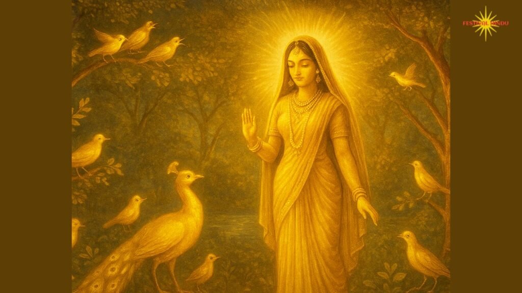 राधारानी की उपस्थिति से पूरी प्रकृति उज्जवल | Festivalhindu.com