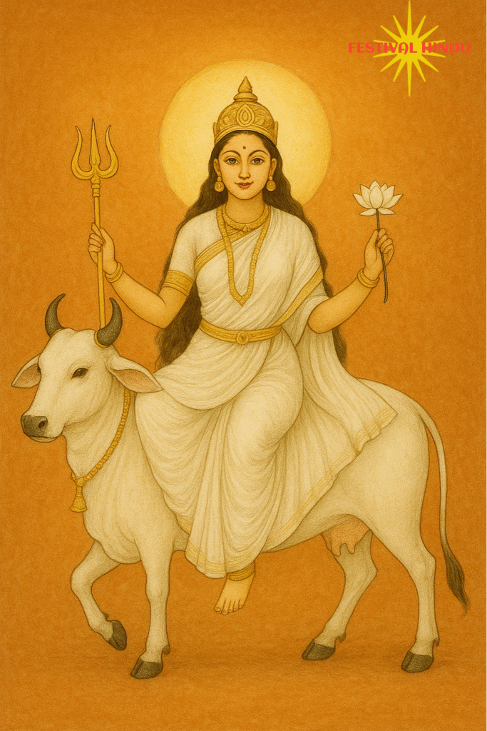 Shardiya Navratri 2025 1st Day| नवरात्रि के पहले दिन मां दुर्गा के किस रूप की होती है पूजा| जाने प्रिय भोग,मंत्र और प्रतिपदा की पूजा विधि 3 नवरात्रि