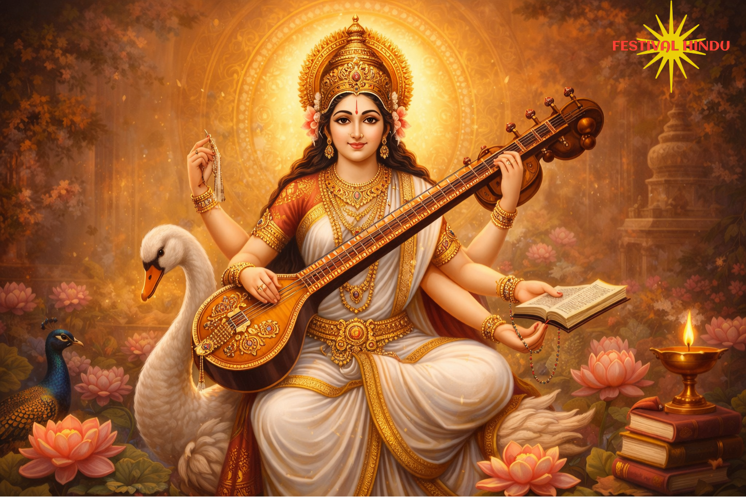 सरस्वती चालीसा