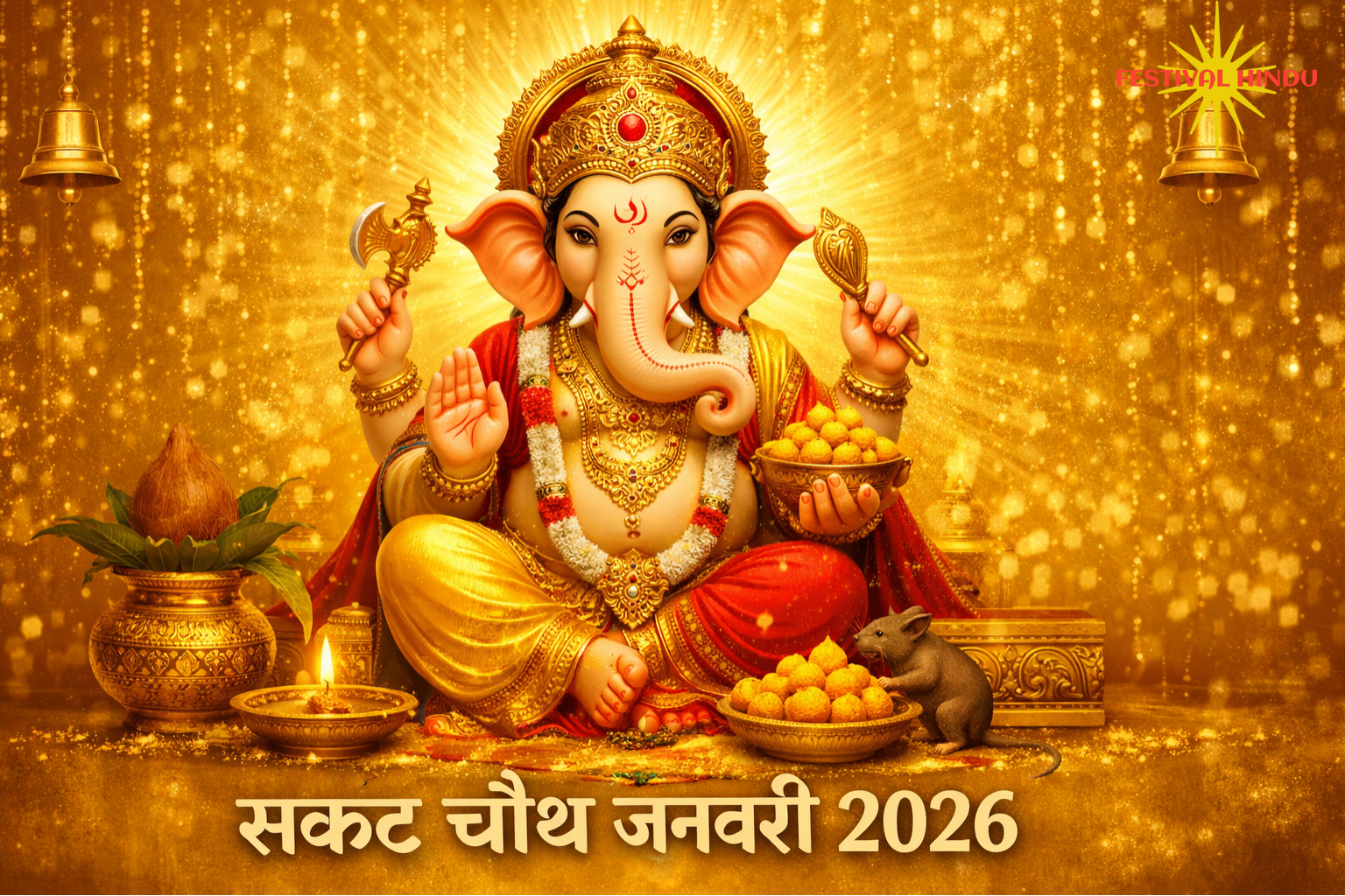 Sakat Chauth Jan 2026| जनवरी 2026 में सकट चौथ कब| यहां जाने तिथि और पूजा का शुभ मुहूर्त 1 सकट