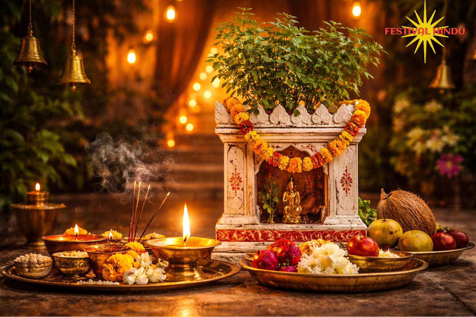 Tulsi Pujan| संध्या आरती में तुलसी पूजन कैसे करें|जाने किन बातों का ध्यान रखना आवश्यक 1 तुलसी